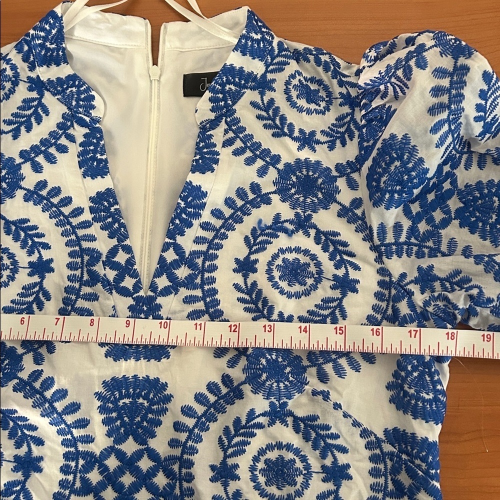NWOT Jessica Howard Floral Blue and White Dress - Picture 13 of 16